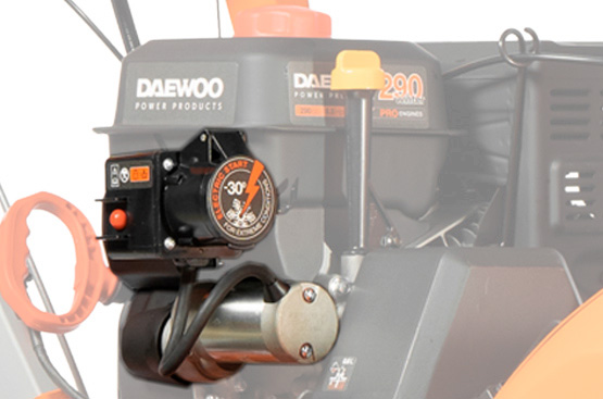 Обеспечивает легкий запуск холодного двигателя при любых температурах до -30˚C простым нажатием кнопки. Стартер интегрирован в двигатель и оснащен влагозащищенной розеткой.